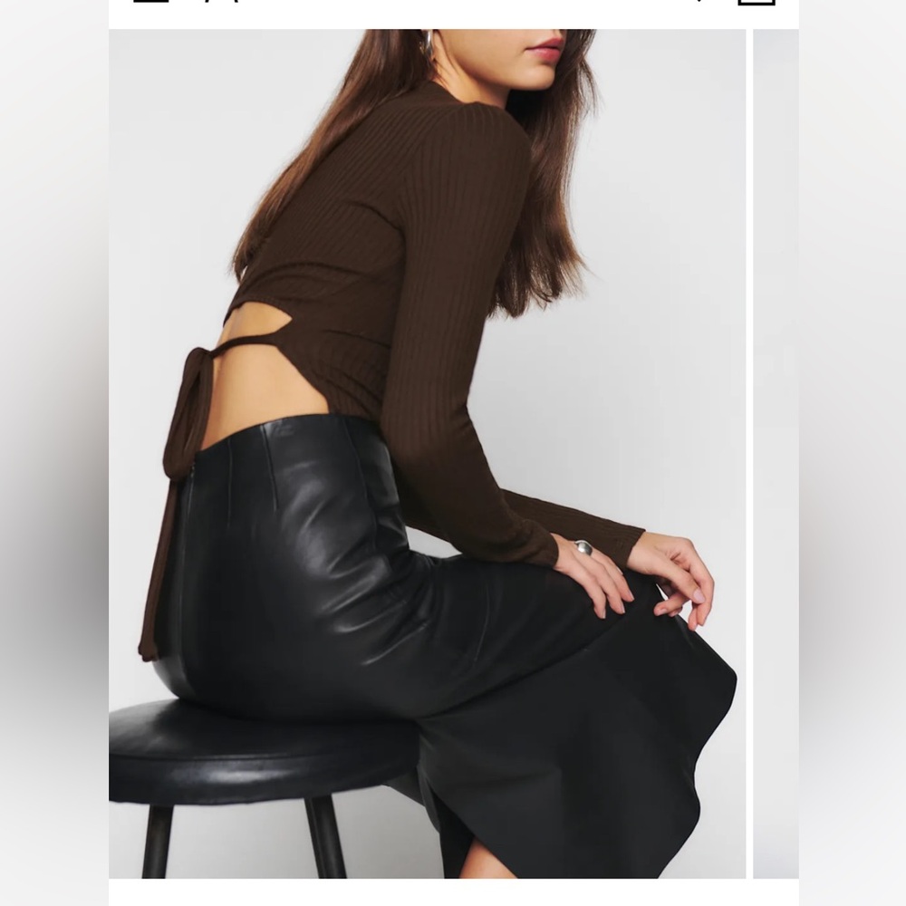 Reformation Junia Knit Top